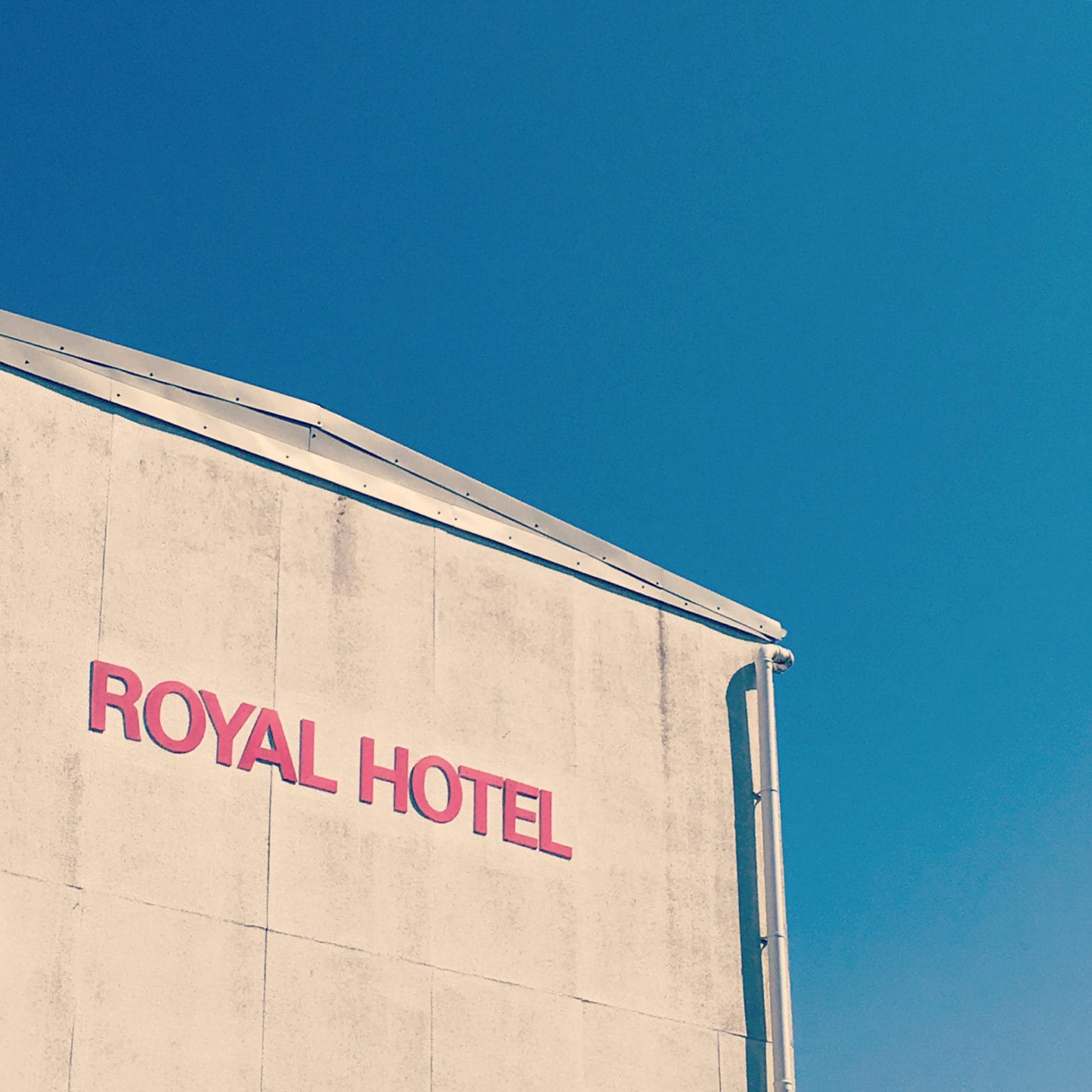 Seitliche Fassade des Royal Hotel, Isle of Wight